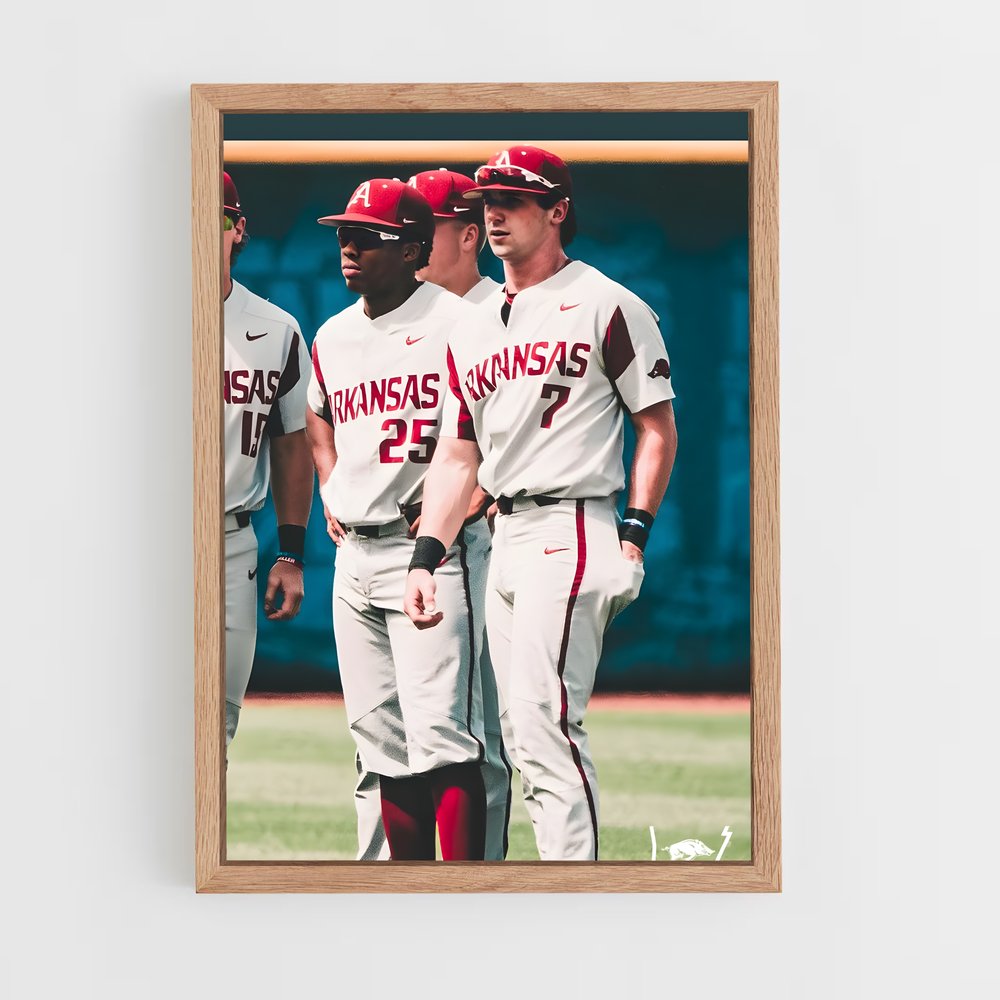 Poster Cayden wallace – affiche Baseball (vue 4)